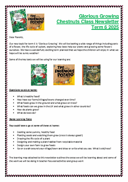 Term 6 2024/25 – Glorious Growing