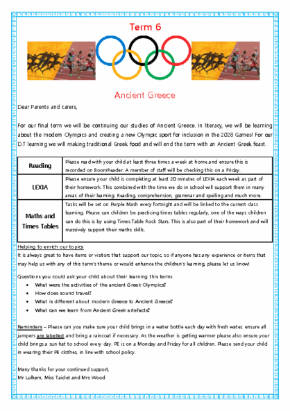 Term 6 2024/25 – Ancient Greece