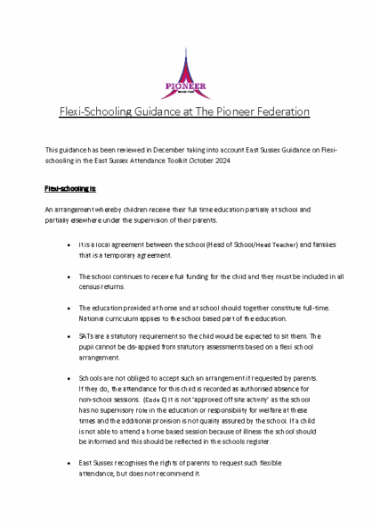 Flexi-Schooling Policy