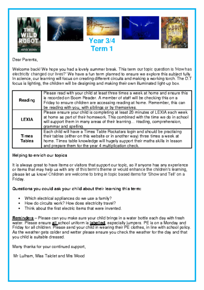 Term 1 2025/26 – How Has Electricity Changed Our Lives?