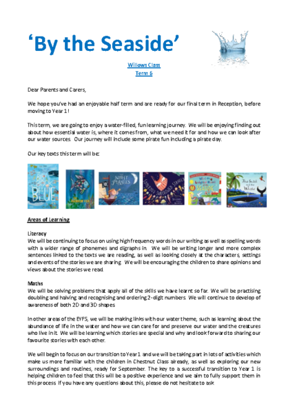 Term 6 2025/26 – By the Seaside