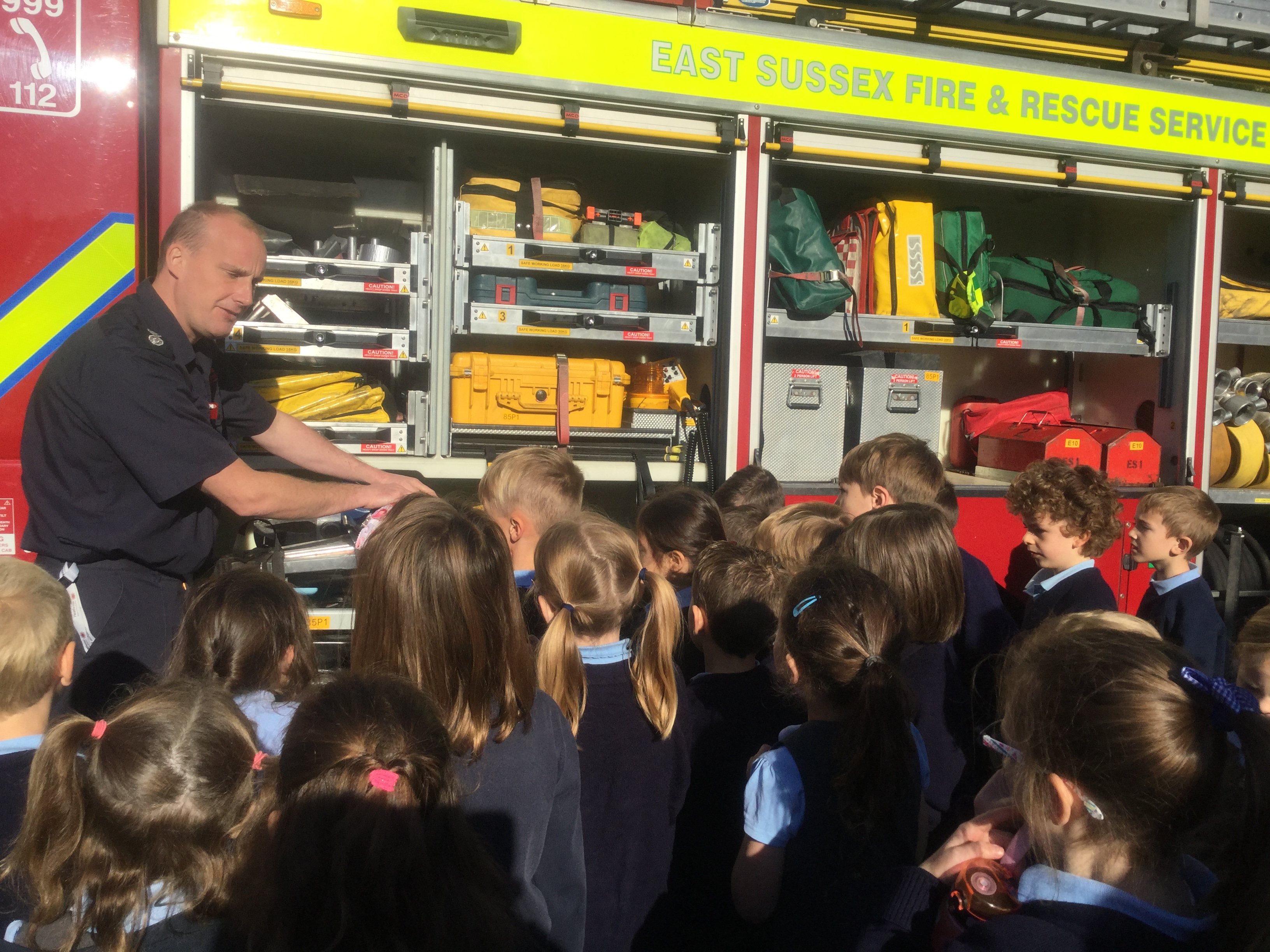 Cherry Class Fire Station Visit