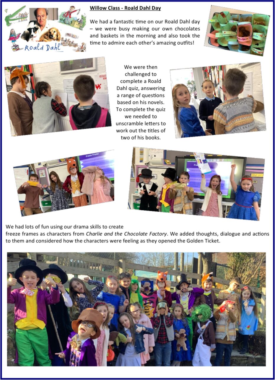 Willow Class – Roald Dahl Day