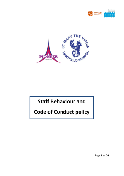 Staff Behaviour & Code of Conduct Policy