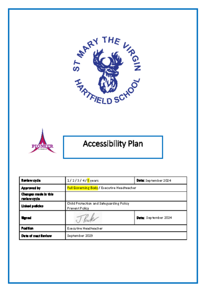 Accessibility Plan