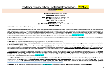 Contextual Information (March 25 updated)