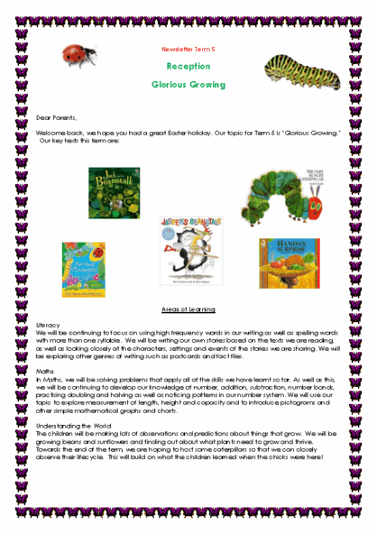 Term 5 2024/25 – Glorious Growing