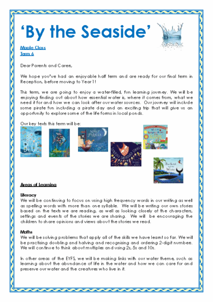 Term 6 2024/25 – By the Seaside