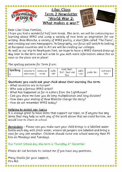 Term 2 2025/26 – World War 2: What Makes a War?