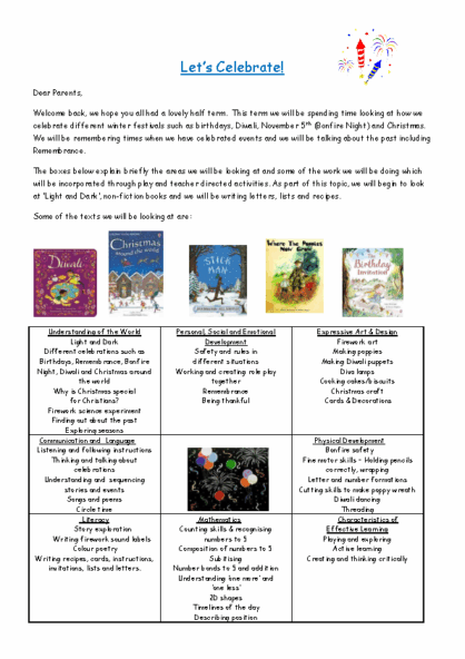 Term 2 2025/26 – Let’s Celebrate