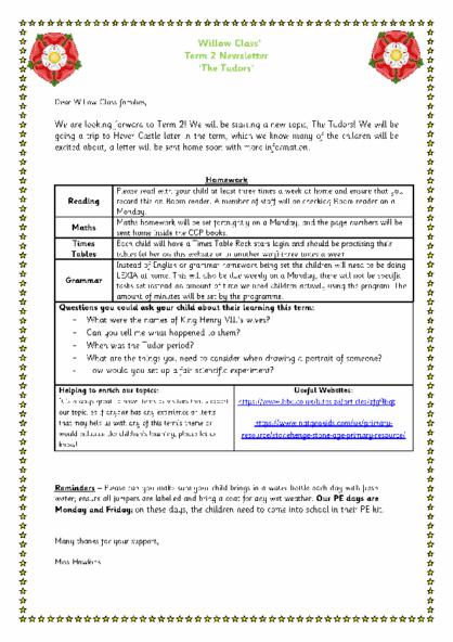 Term 2 2025/26 – The Tudors