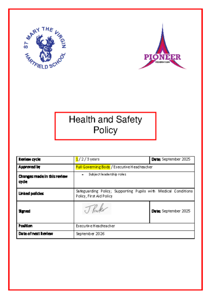 Health & Safety Policy