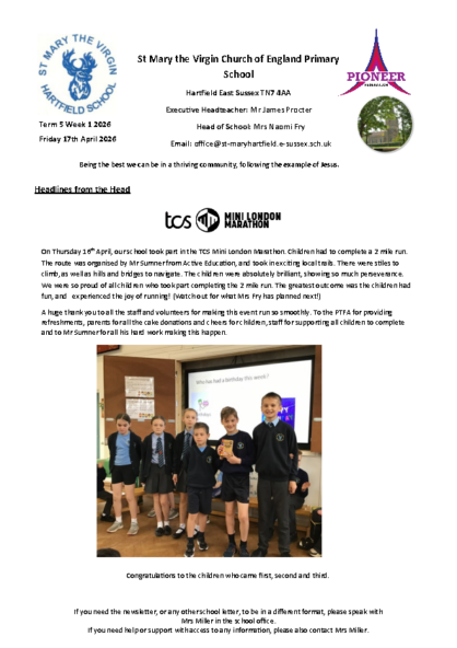 Newsletter T5W1