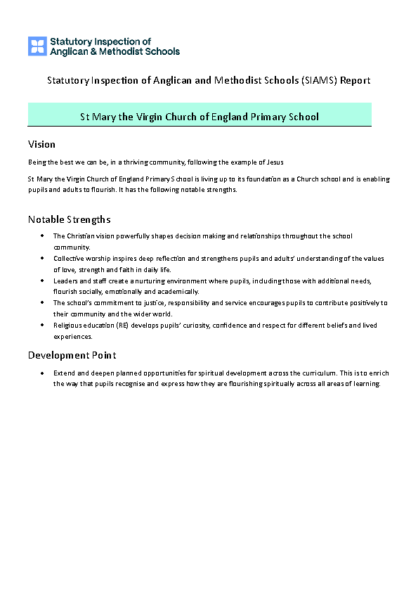 SIAMS Report 2026