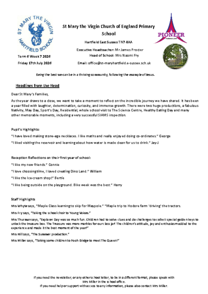 Newsletter T6W7