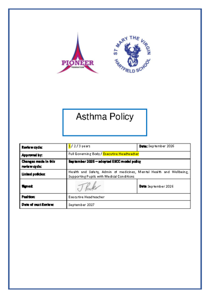 Asthma Policy
