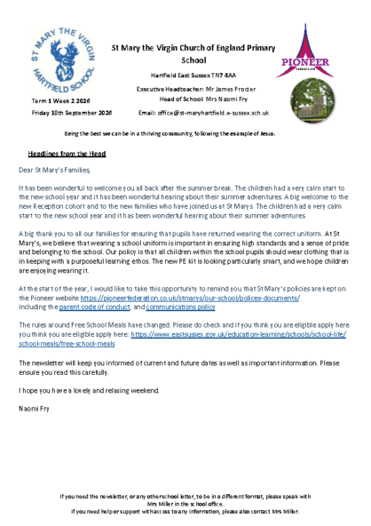 Newsletter T1W2