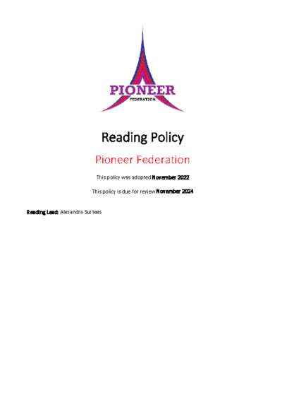 Reading Policy