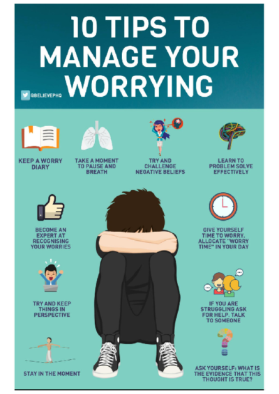 10 Tips to Manage Your Worrying