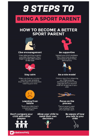 9 steps to being a sport parent