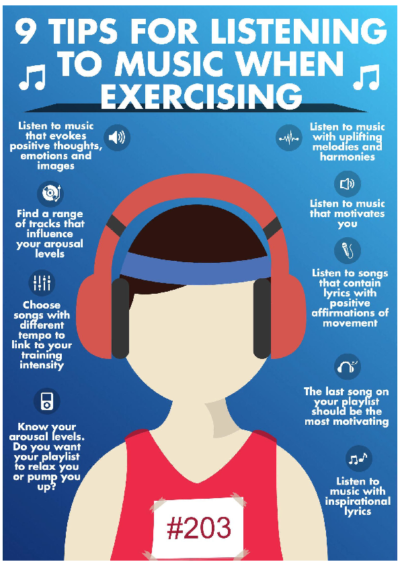 9 tips for listening to music when exercising