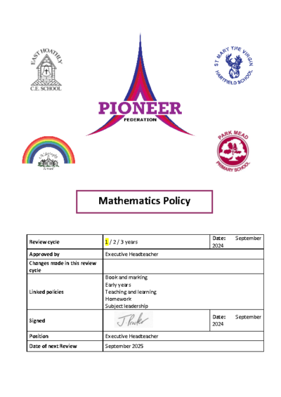 Mathematics Policy