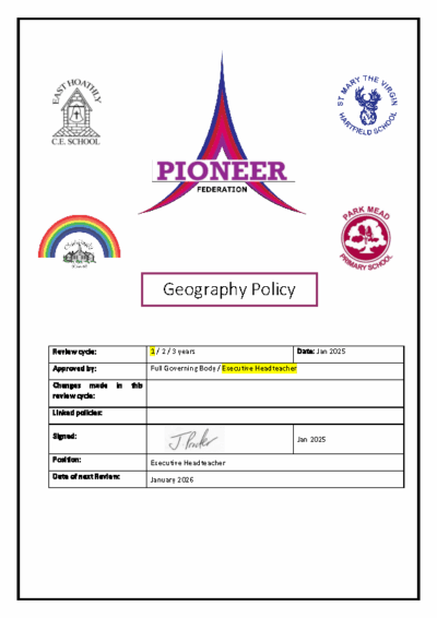 Geography Policy